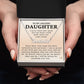 Daughter - Tattooed On My Heart - Name Necklace HGF#234NN Jewelry 
