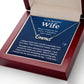 HGF#235NN Wife - Listen To My Heart - Name Necklace - navy Name Necklace Jewelry 