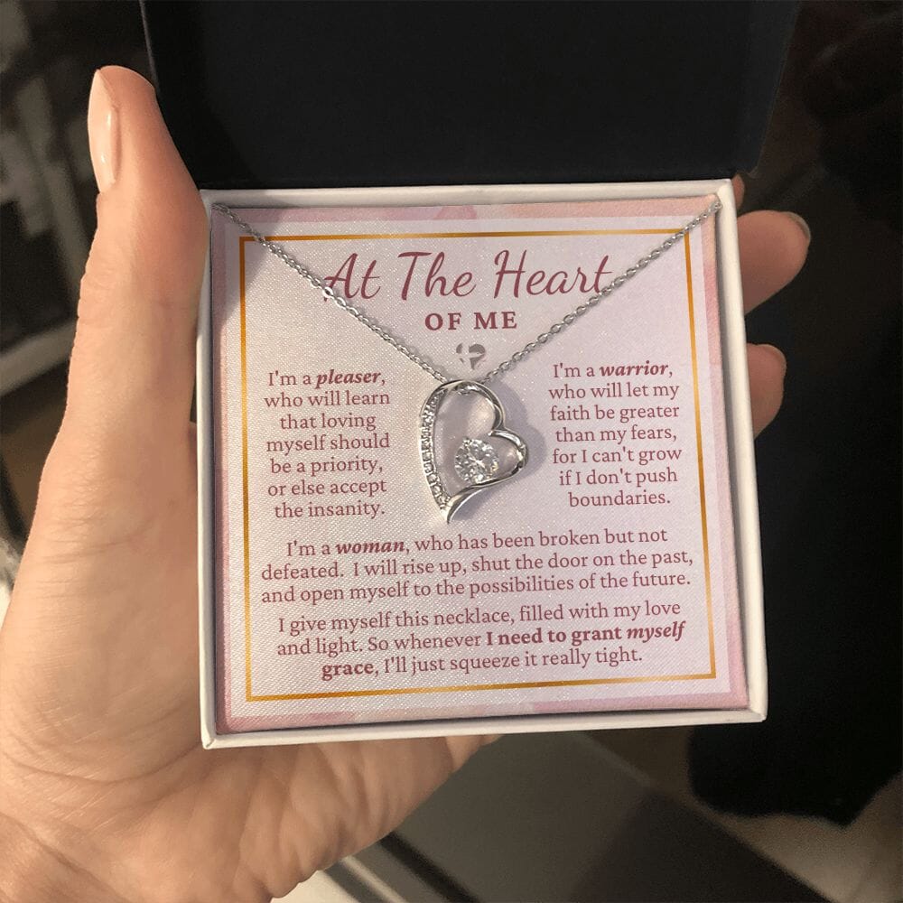 At The Heart Of Me - Self Love - Heart Necklace HGF#250FL2 Jewelry 
