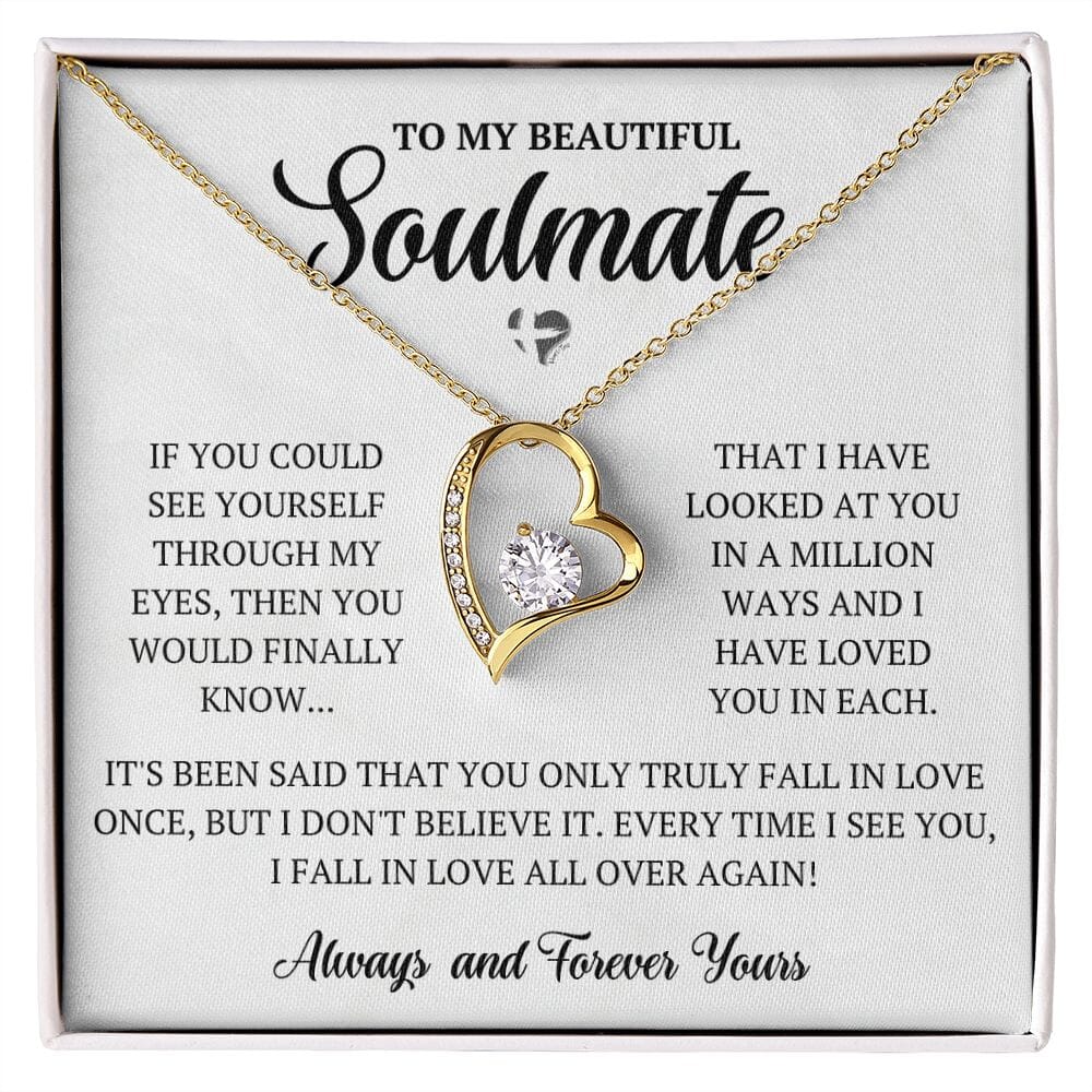 HGF#256FL Soulmate - A Million Ways Jewelry 18k Yellow Gold Finish Standard Box 