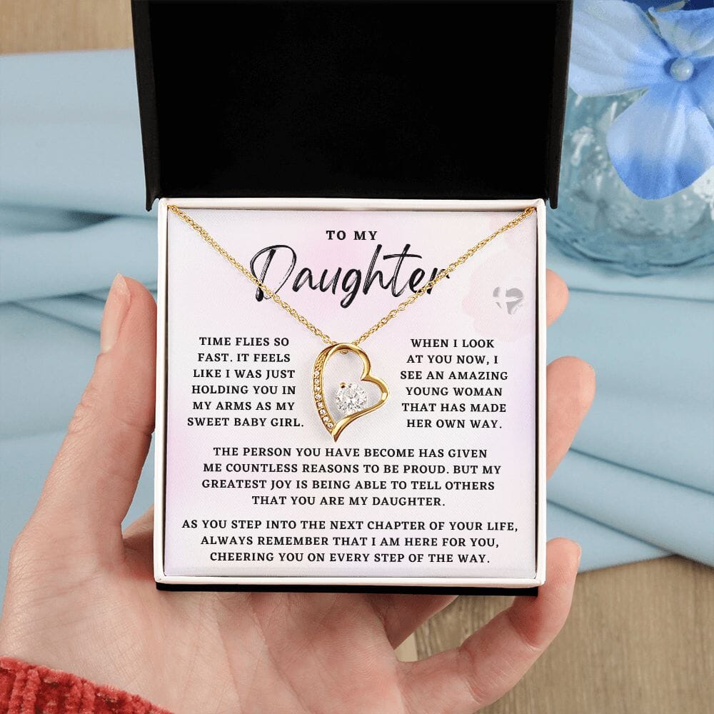 Daughter - Graduation Heart Necklace - HGF#262 Jewelry 