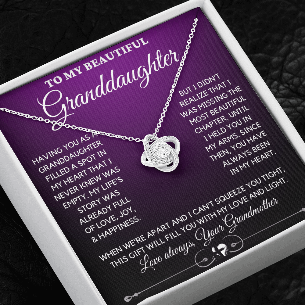 Granddaughter - Missing Chapter - Love Knot Jewelry 