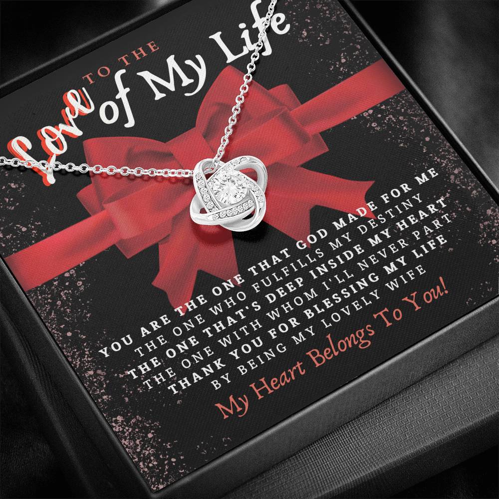 Love Knot Wedding Gift For My Wife Jewelry 
