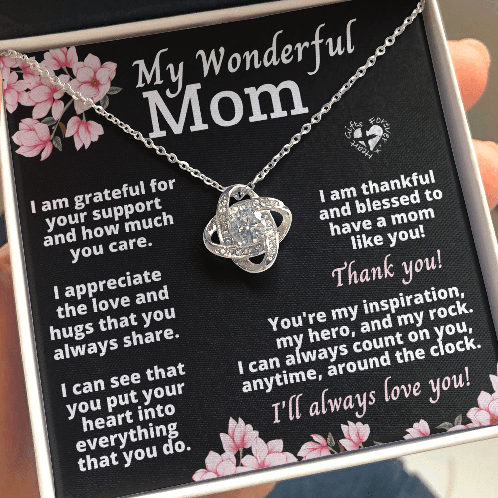 Mom, My Hero, My Rock Jewelry Two Toned Box 