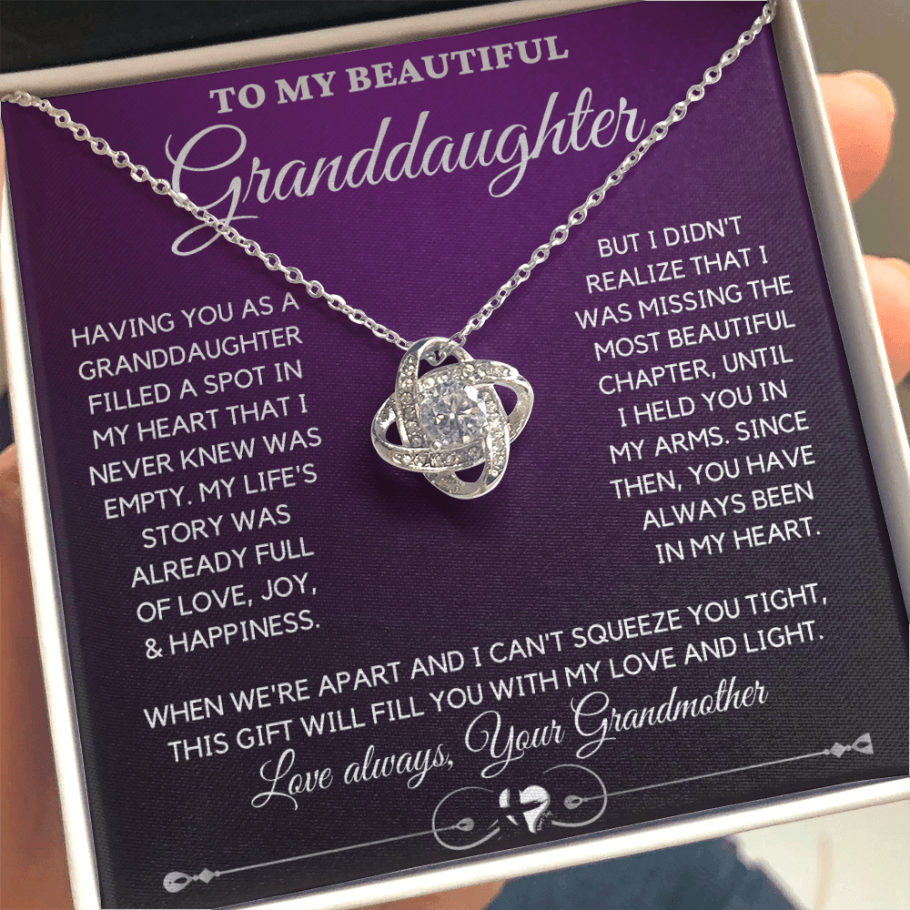 Granddaughter - Missing Chapter - Love Knot Jewelry 