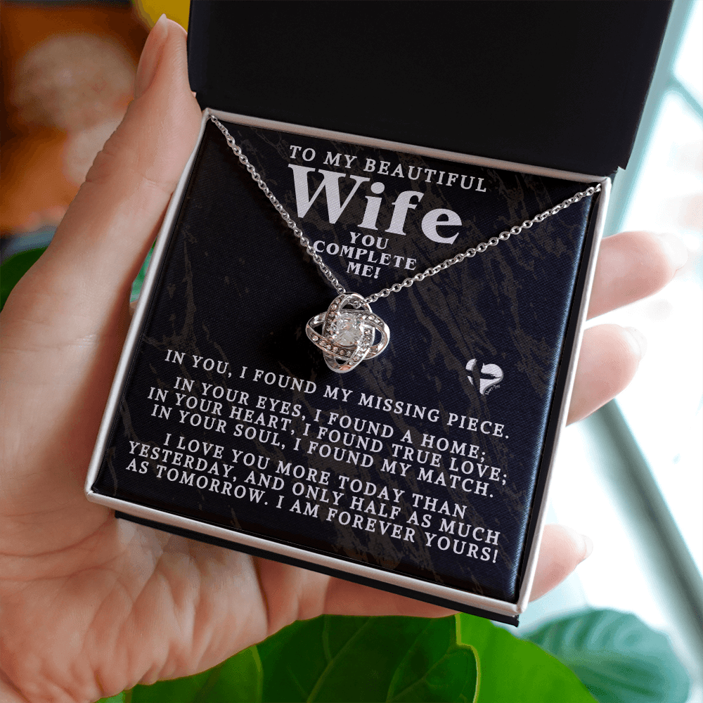 To My Wife - You Complete Me - HGF86LKBlk Jewelry 