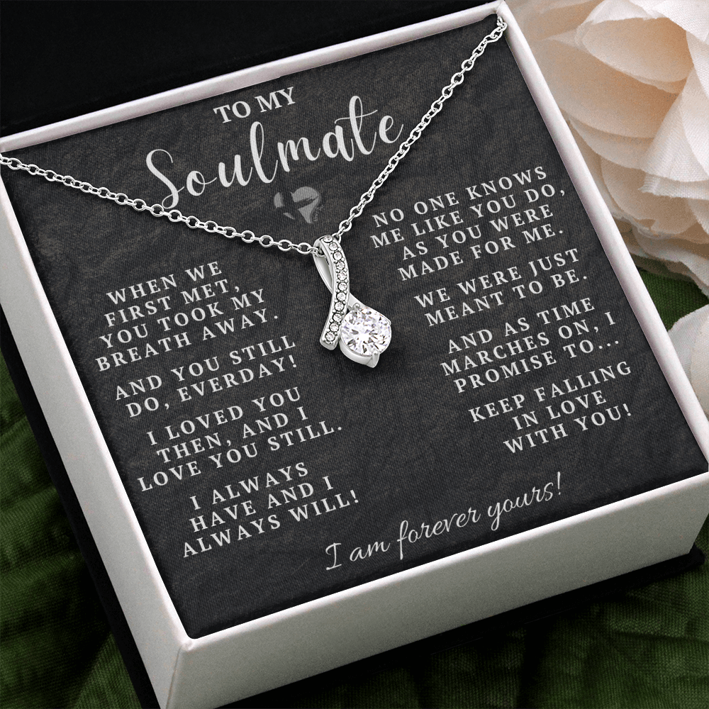 Soulmate - Then and Now - Forever Yours Alluring Beauty HGF96AB Jewelry Two Toned Box 