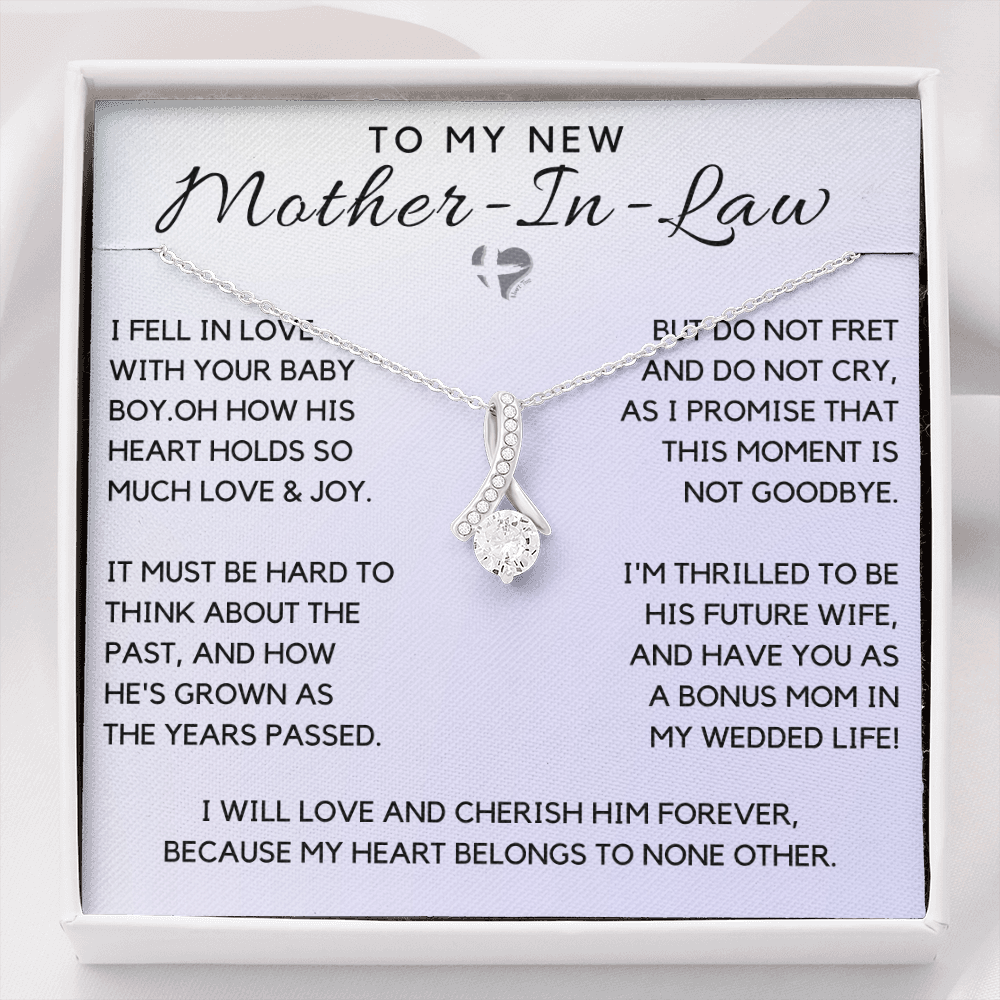 To My New Mother In Law - Alluring Beauty HGF#95AB Jewelry Two Toned Box 