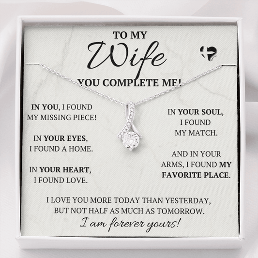To My Wife - My Missing Piece - Alluring Beauty HGF90AB Jewelry 