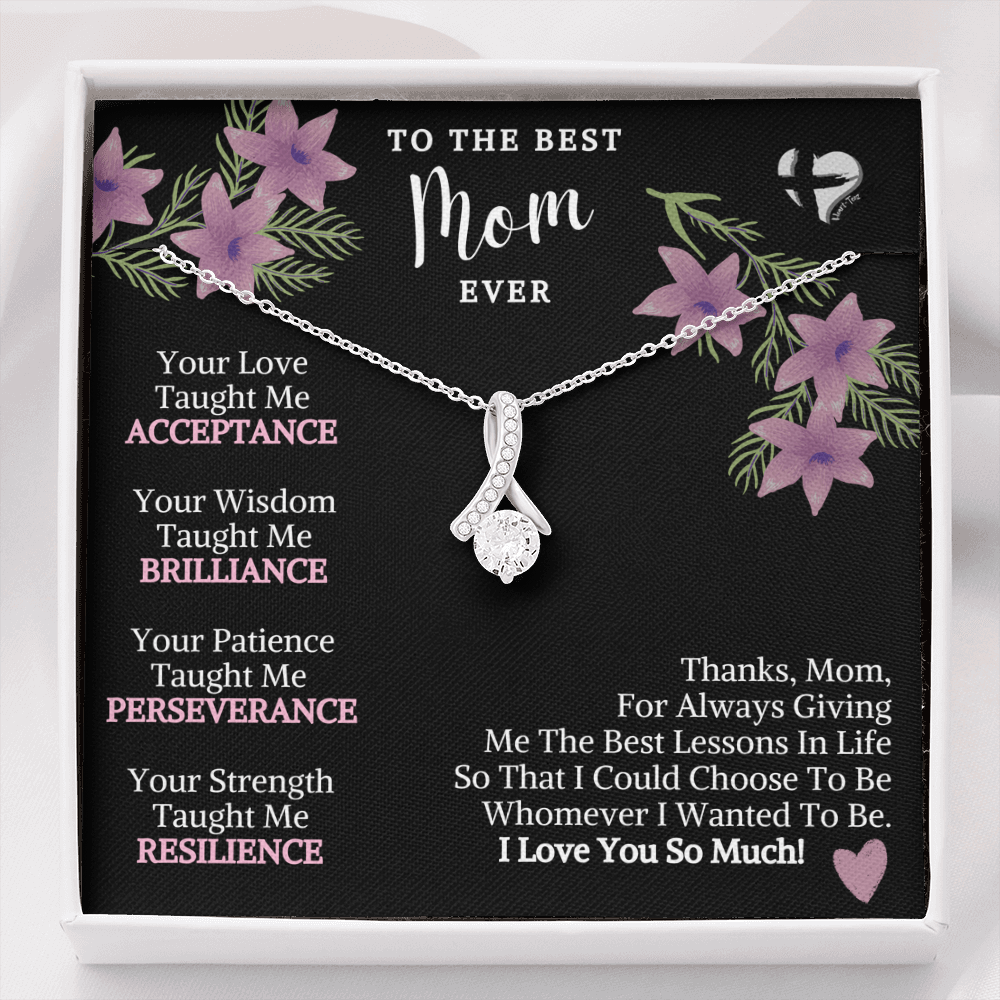 Mom - Thanks For The Life Lessons - Alluring Beauty RHGF#68 Jewelry Two Toned Box 