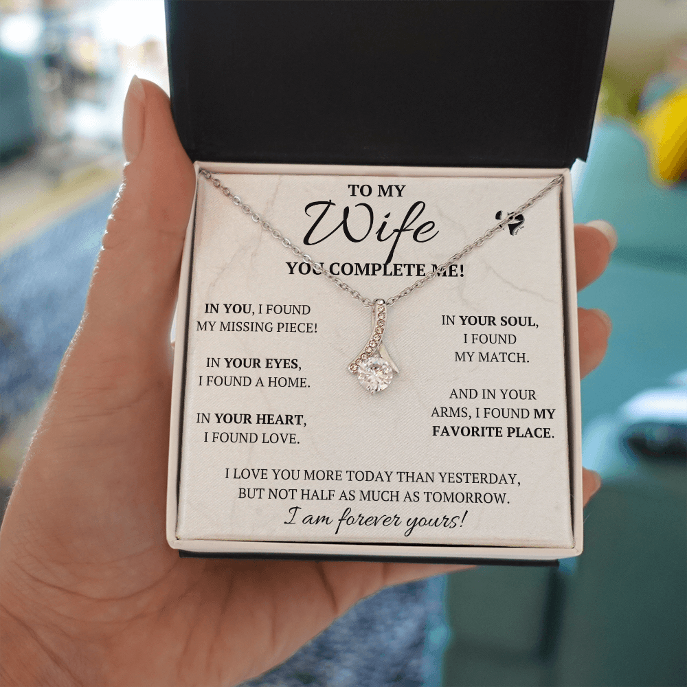 To My Wife - My Missing Piece - Alluring Beauty HGF90AB Jewelry 