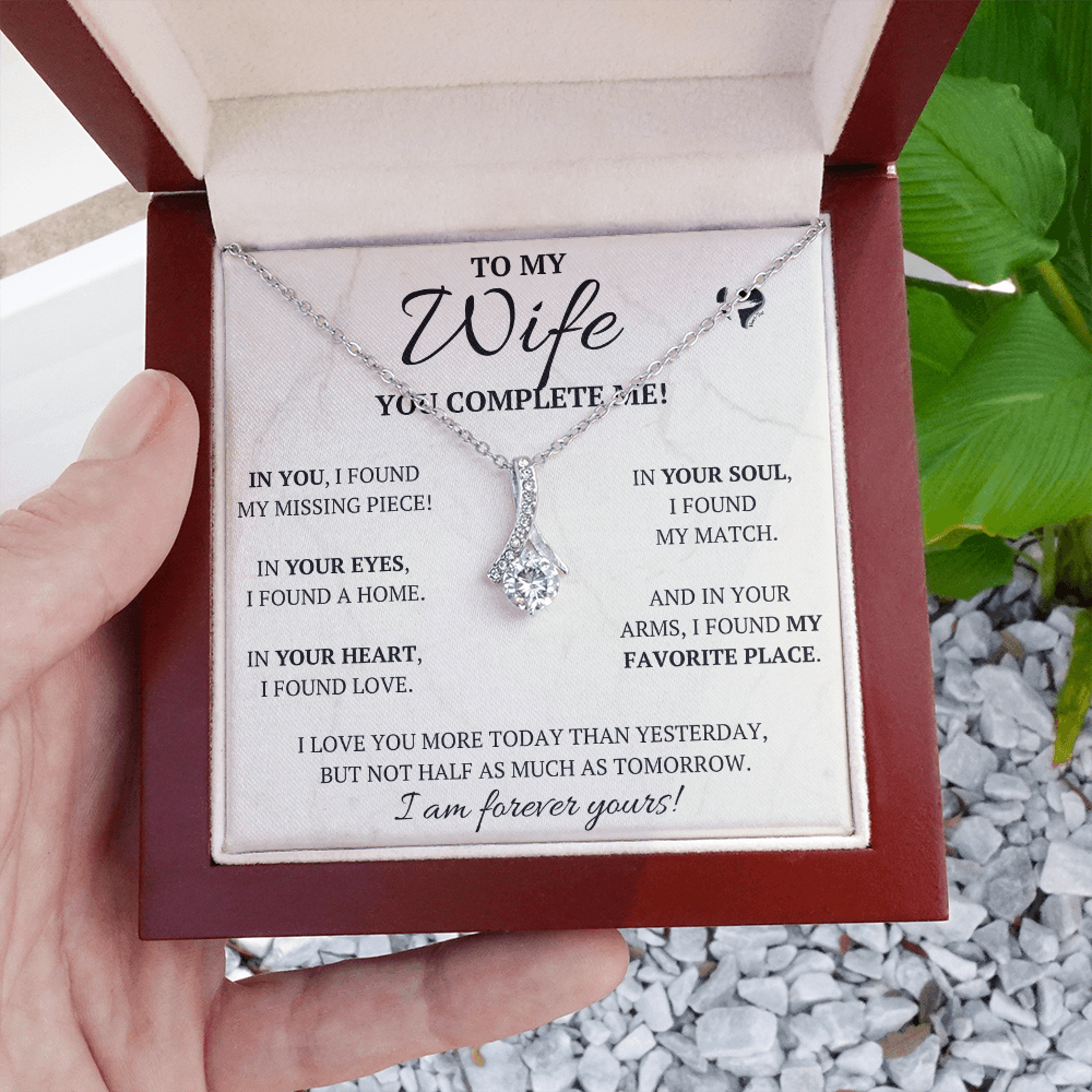 To My Wife - My Missing Piece - Alluring Beauty HGF90AB Jewelry 