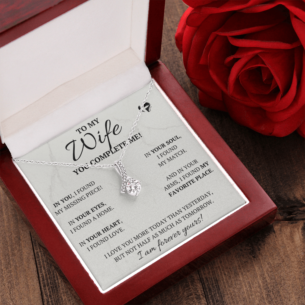 To My Wife - My Missing Piece - Alluring Beauty HGF90AB Jewelry 