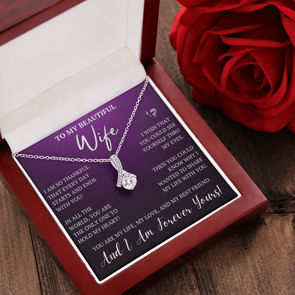 To My Wife - Starts and End With You - Alluring Beauty HGF#92ABp Jewelry 