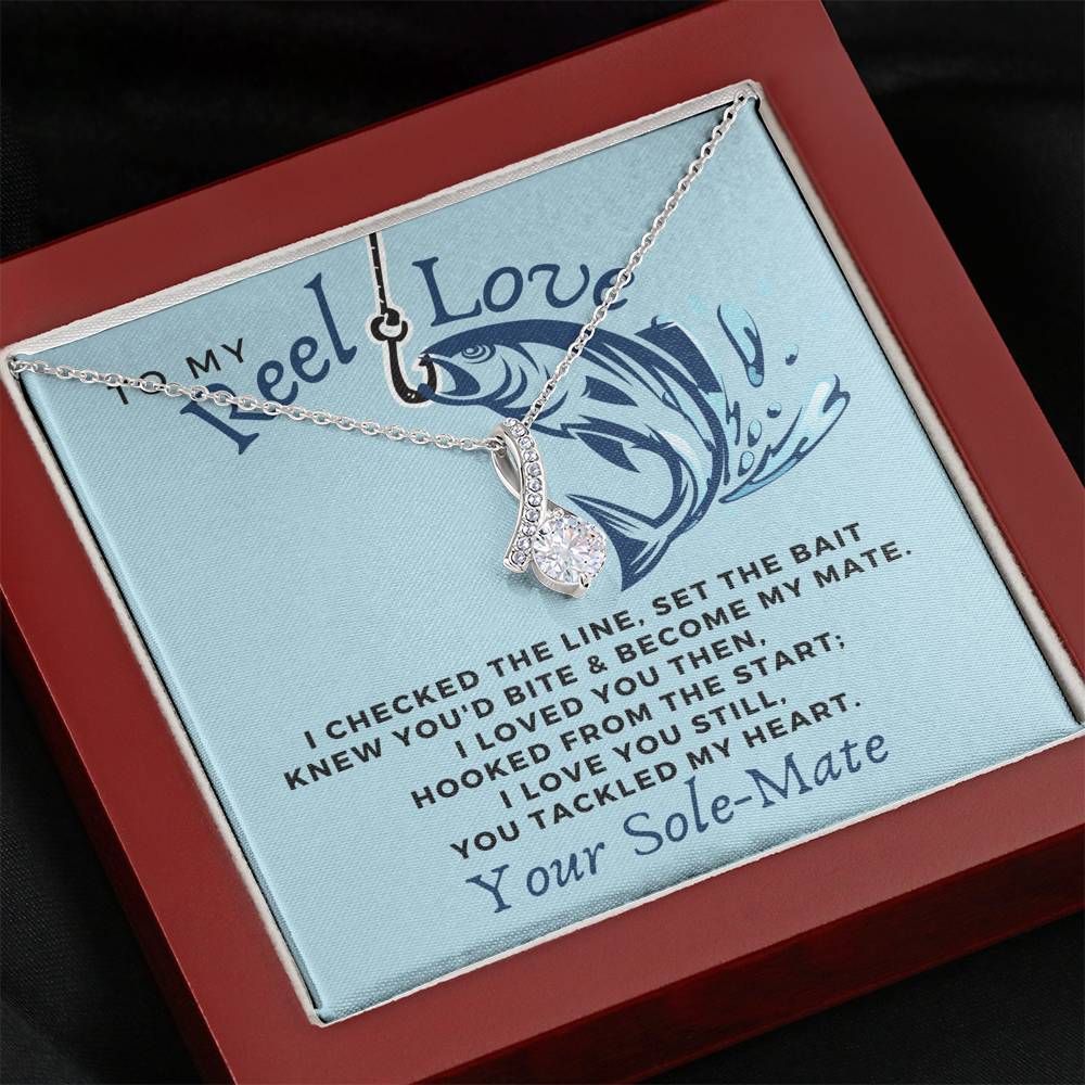 To My Reel Love Necklace Jewelry Mahogany Style Luxury Box 