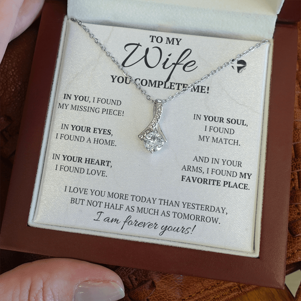 To My Wife - My Missing Piece - Alluring Beauty HGF90AB Jewelry 