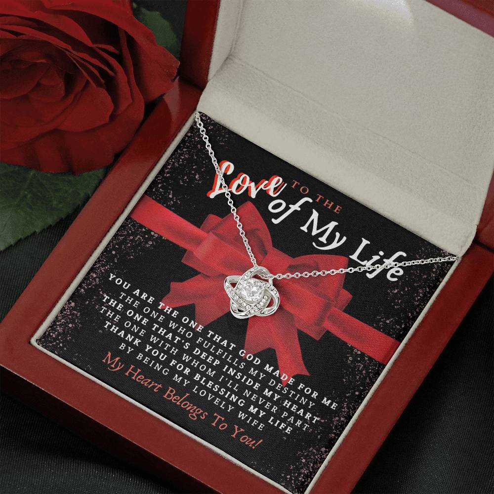 Love Knot Wedding Gift For My Wife Jewelry 