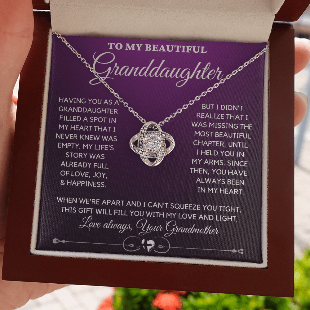 Granddaughter - Missing Chapter - Love Knot Jewelry 