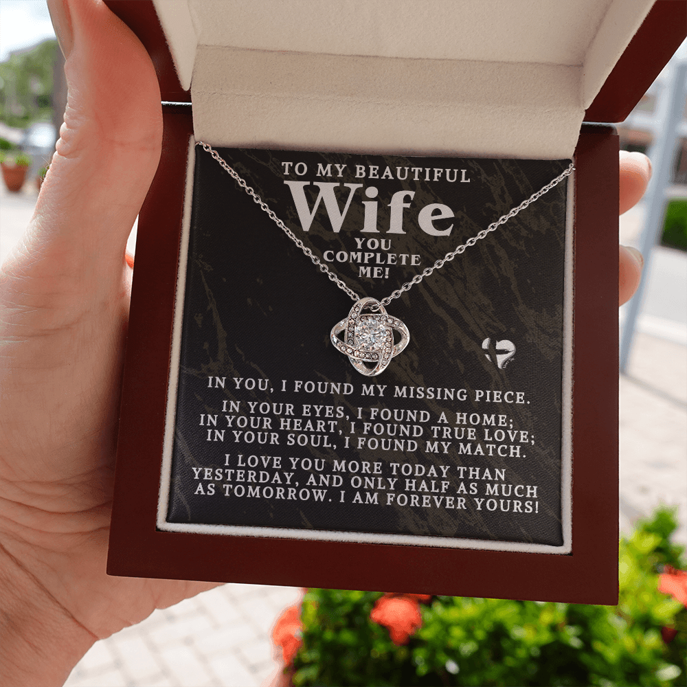 To My Wife - You Complete Me - HGF86LKBlk Jewelry 