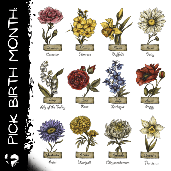 November Chrysanthemum - Birth Flower - Soy Candle HGF#255SC