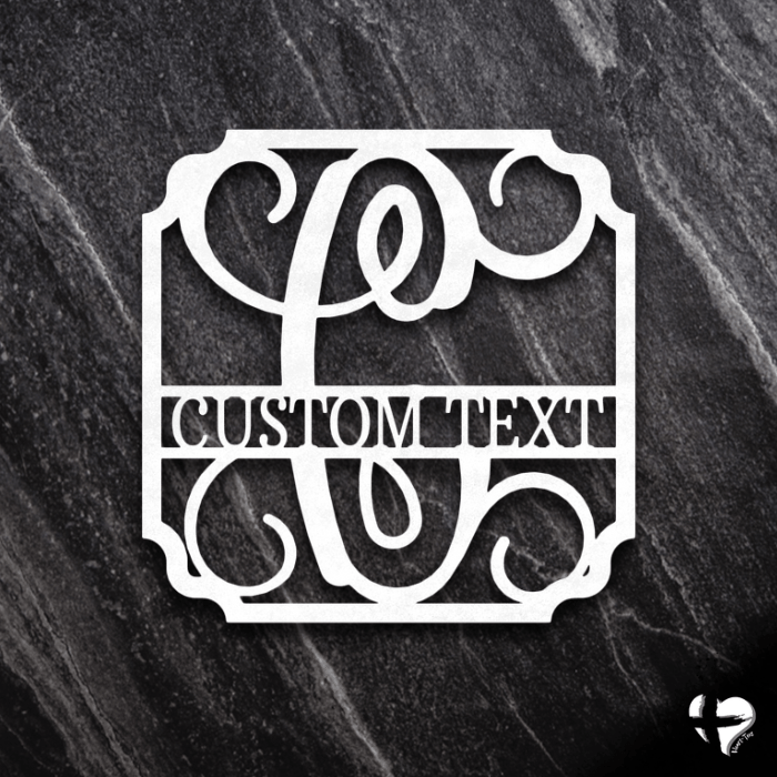 Classic Custom Family Name Sign Custom White 12" 