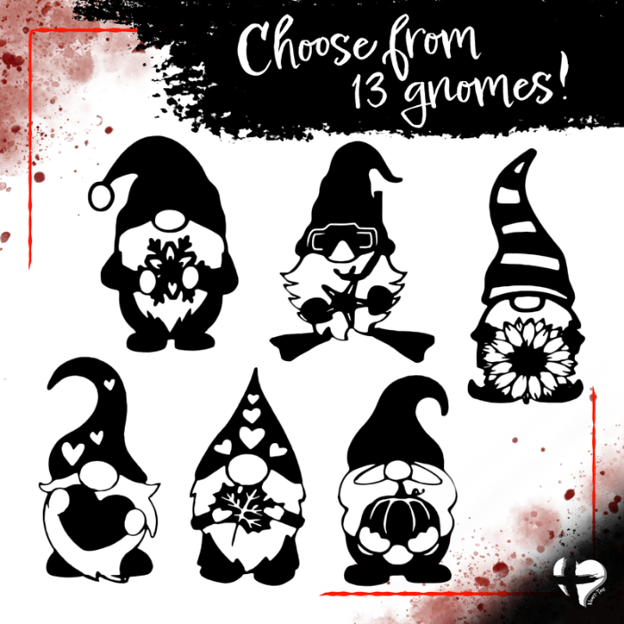Welcome Gnome Monogram - Steel Sign Custom 