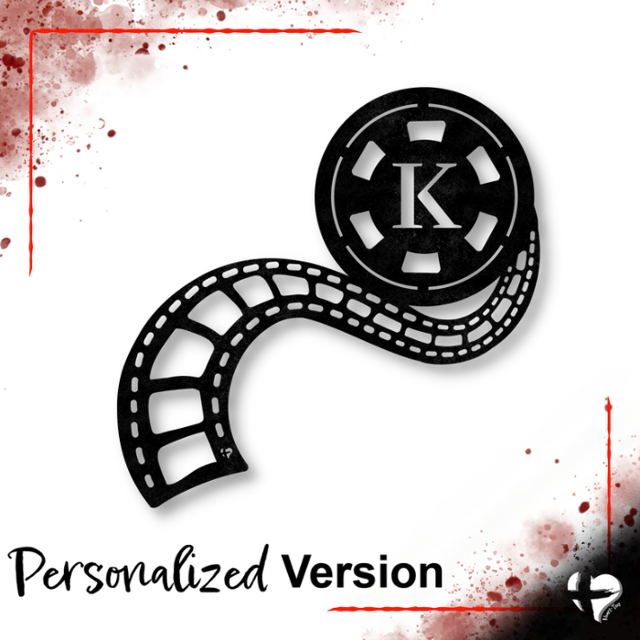 Movie Theatre Sign | Film Reel Wall Art 
