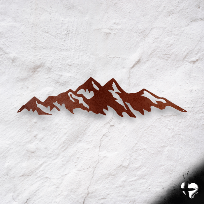 Mountain Ridge Metal Art custom Copper 12" 