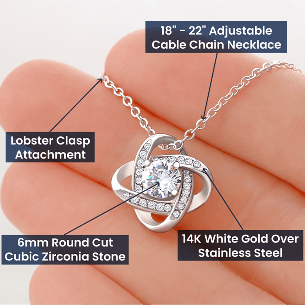 Great Grandmother Gift -I Learned From You - Love Knot HGF#153LK Jewelry 