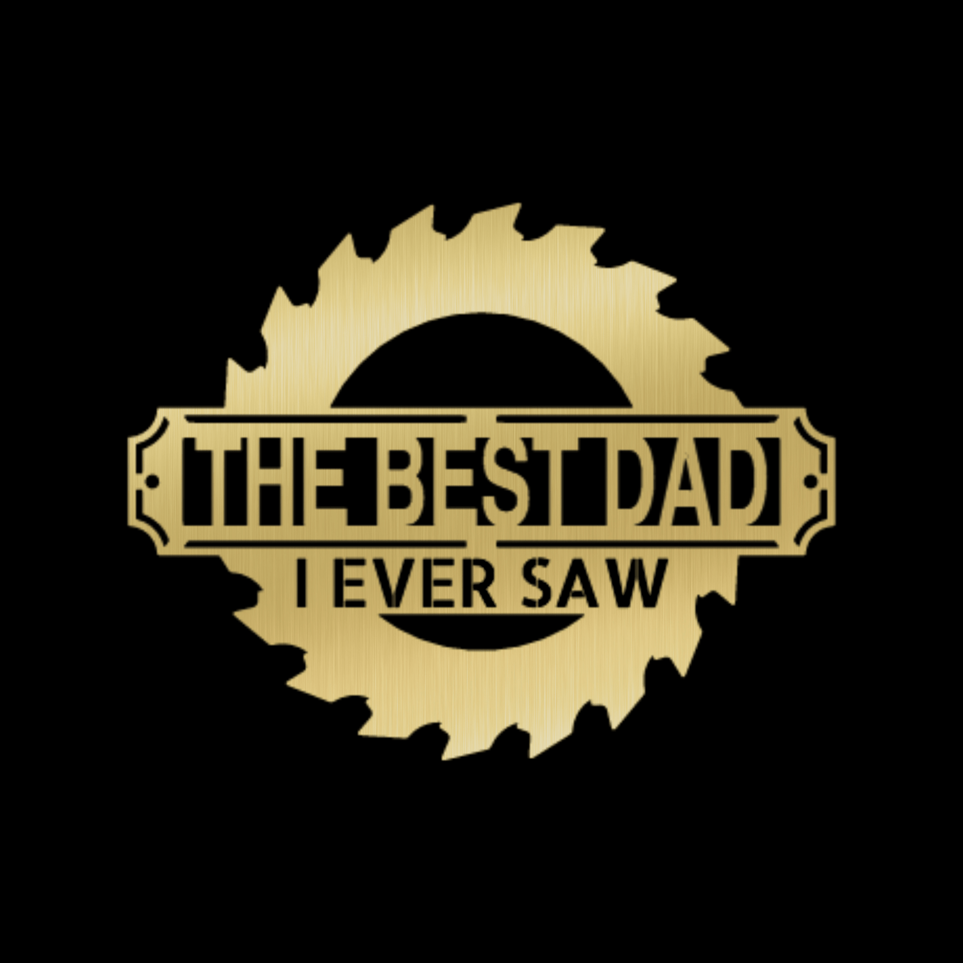 Workshop Tool Sign custom Gold 12" 