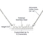 Daughter - Tattooed On My Heart - Name Necklace HGF#234NN Jewelry 